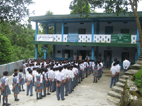 Student of Zion Modern School